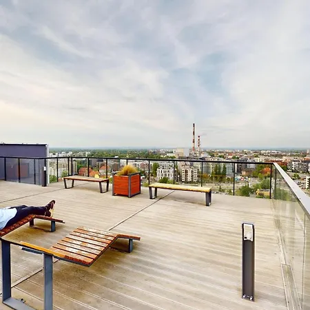 Family House By The River Odra -panoramic Terrace - 3room With 2 Separate Bedrooms And 2 Balconies By Wroapart-pl- Perfect For Family & Business * ヴロツワフ