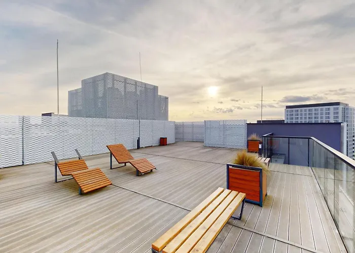 Family House By The River Odra -panoramic Terrace - 3room With 2 Separate Bedrooms And 2 Balconies By Wroapart-pl- Perfect For Family & Business * Wrocław